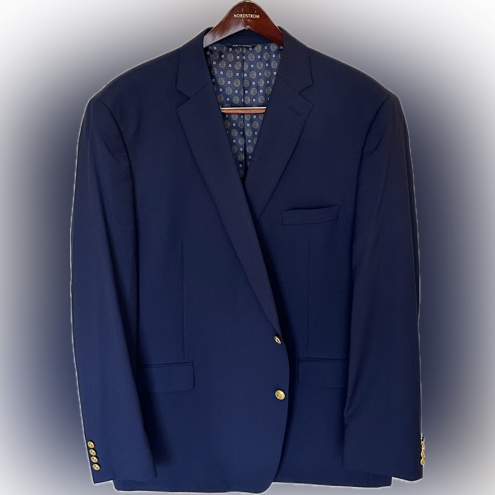 Ralph Lauren Blue Sport Coat Classic Design